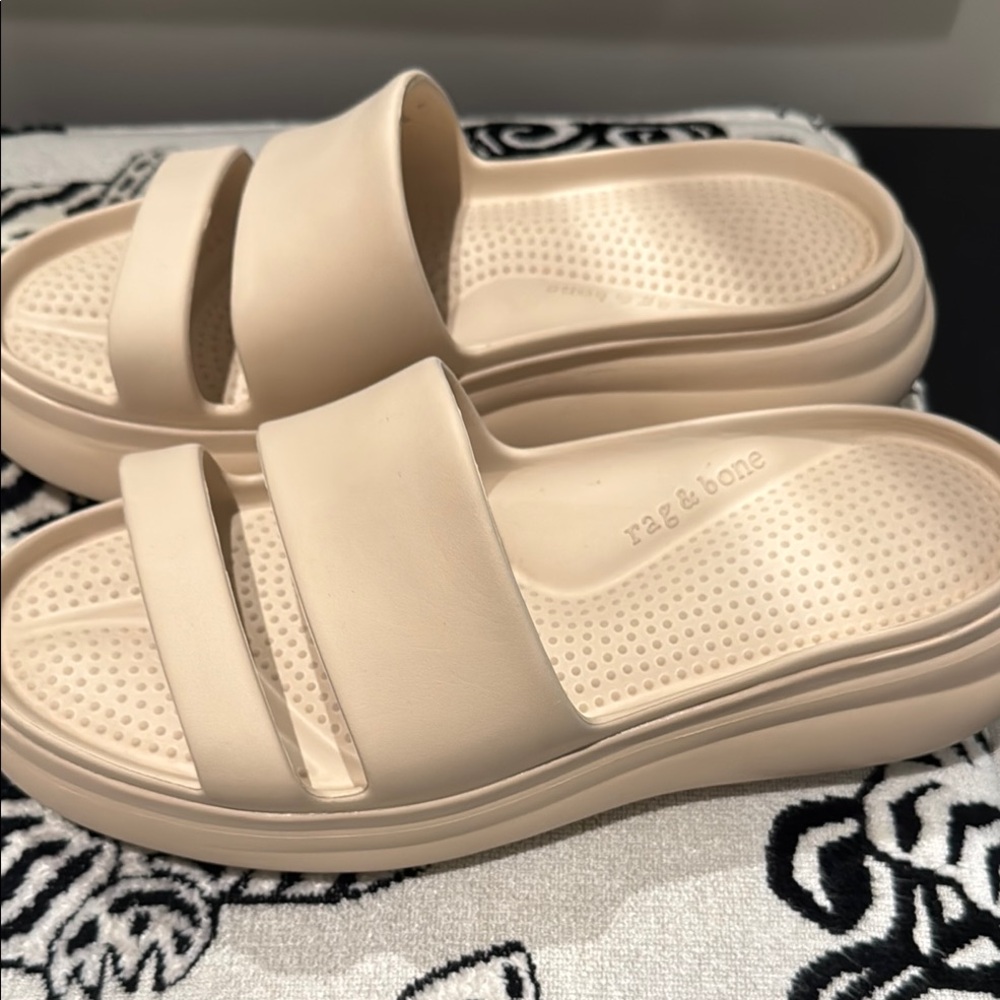 Rag & Bone Women's Cream Slides